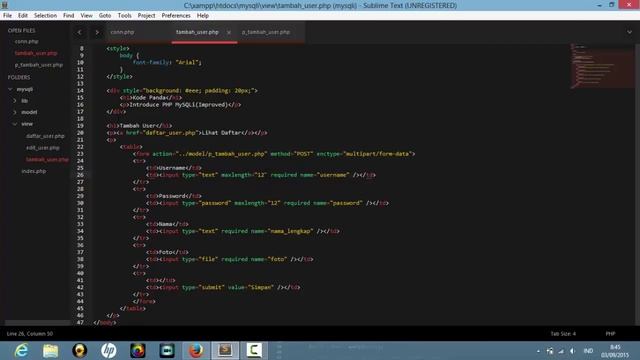 PHP MySQLi CRUD Database Tutorial - Part 1 смотреть онлайн
