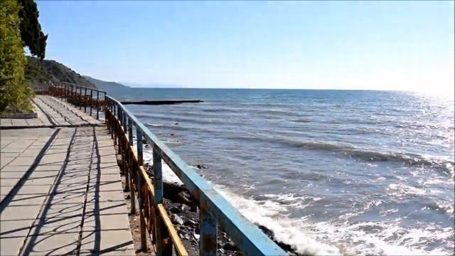 Крым. Семидворье - гуляю по набережной смотреть онлайн