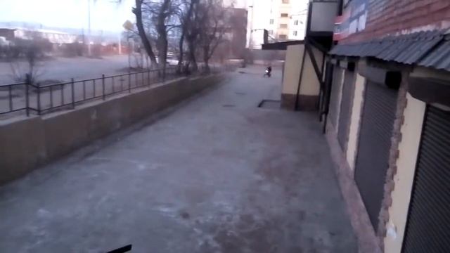 Попытка #1,Honda Advanced 110,прыгнул. смотреть онлайн