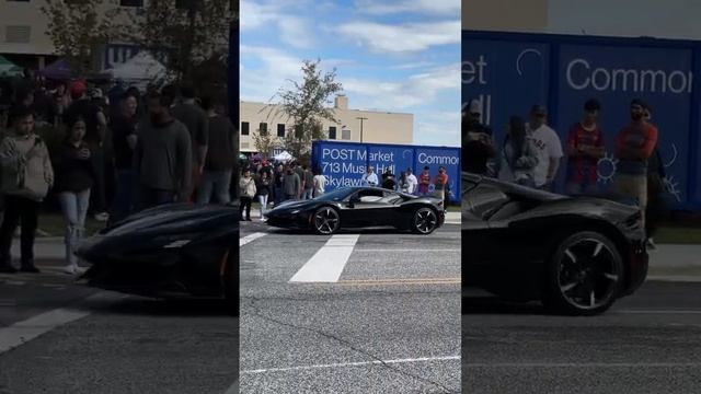 Menacing all black SF90 #ferrari #sf90 #carslover #houston #carshow #carspotting смотреть онлайн