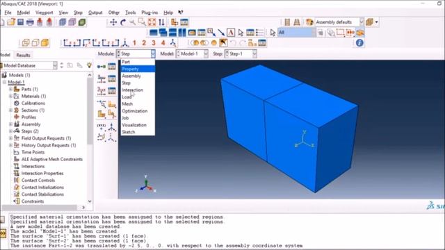 Joining / Bonding / Tie two parts in FEA using ABAQUS CAE - ABAQUS Tutorial смотреть онлайн