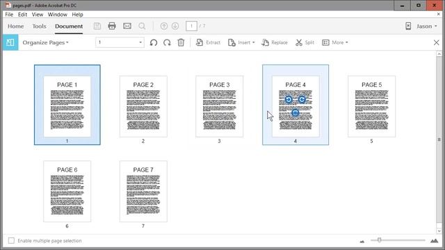 How to Delete Pages in Adobe Acrobat Pro DC - Remove Pages - Erase Pages - Video смотреть онлайн