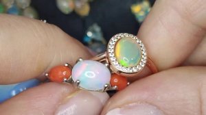 Не дайте себя обмануть. Крупно опаловое стекло (опалит), лунный камень и опалы. Как отличить?