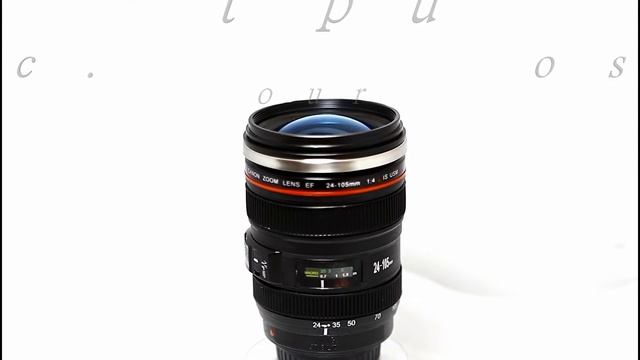 кружка объектив canon 24-105 с крышкой линзой на fotocups.ru смотреть онлайн
