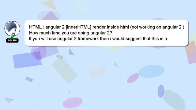 HTML : angular 2 [innerHTML] render inside html (not working on angular 2 ) смотреть онлайн
