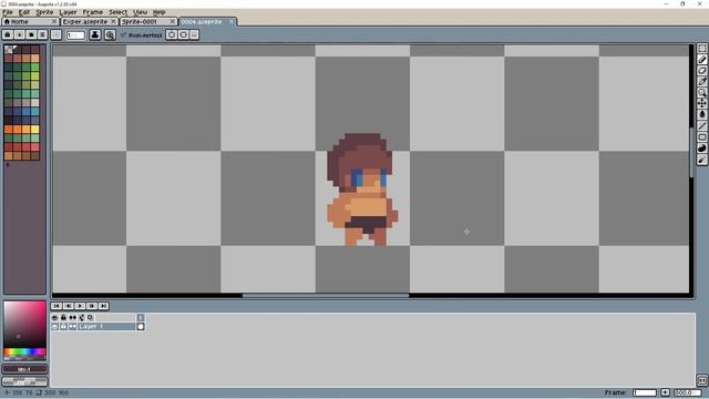 Рисуем персонажа по шаблону | Aseprite | Pixel Art