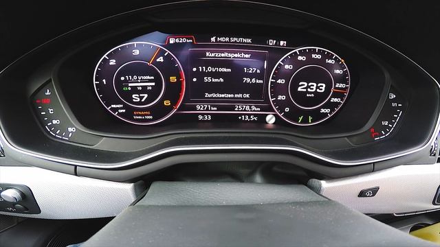 Audi A4 B9 3.0 TDI | 0-266 km/h | 0-165 mph смотреть онлайн