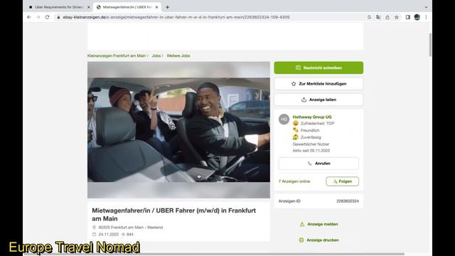 English - UBER Drive In GERMANY, Requirements & Earning, 100% Dtld info. As a Driver or as a Owner. смотреть онлайн