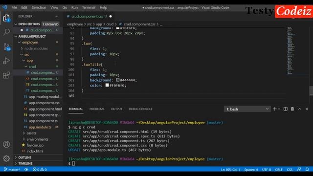Angular 12 Project From Scratch, Employee Management App in Angular, Angular Project Coding Part 1 смотреть онлайн