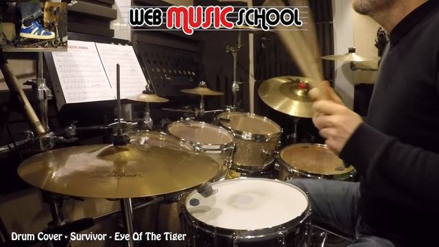 Survivor - Eye Of The Tiger - DRUM COVER смотреть онлайн