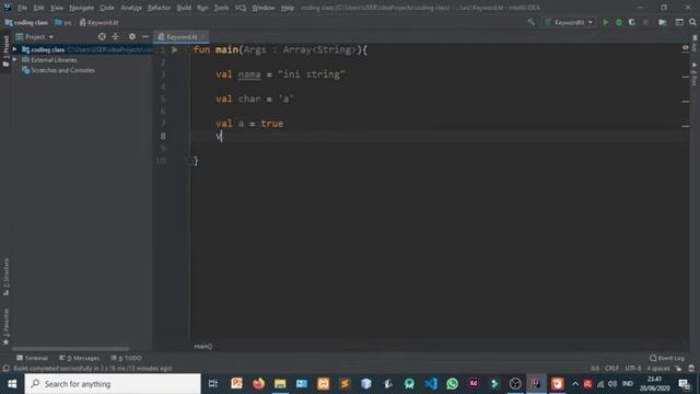 Belajar Kotlin Bahasa Indonesia - 06. Tipe Data String ,Char ,Boolean смотреть онлайн