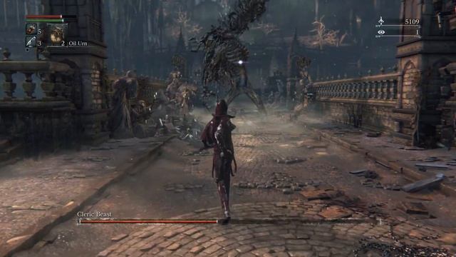 BLOODBORNE / JOURNEY TO GIT GUD - CLERIC BEAST BOSS FIGHT [PS5] смотреть онлайн