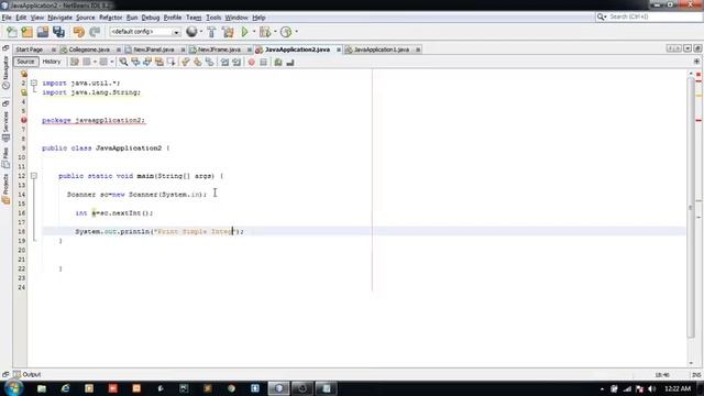 Simple print Integer Number in Java смотреть онлайн