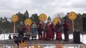 Народный Хор  Беседушка - А мы Масленицу дожидались  Эх,Масленица(Масленица,Ильинский пруд,г.п.Ильин