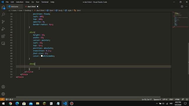 simple animated fixed menu form with open and close button html смотреть онлайн