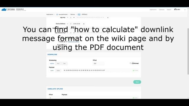 How to use Downlink Message to Change LoRa Settings смотреть онлайн
