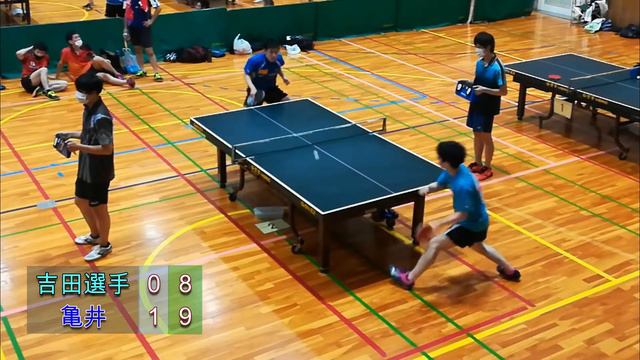 亀井VS吉田選手(名包クラブ) 2020/7/5(日) 第19回 愛知県卓球プログレスリーグ戦(露橋SC) 男子1部B【新日本スポーツ連盟愛知卓球協会】 смотреть онлайн