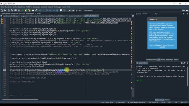 #40 Step-by-Step Guide for Professional ABAQUS-Python Scripting - Create node set - BoundingCylinde смотреть онлайн