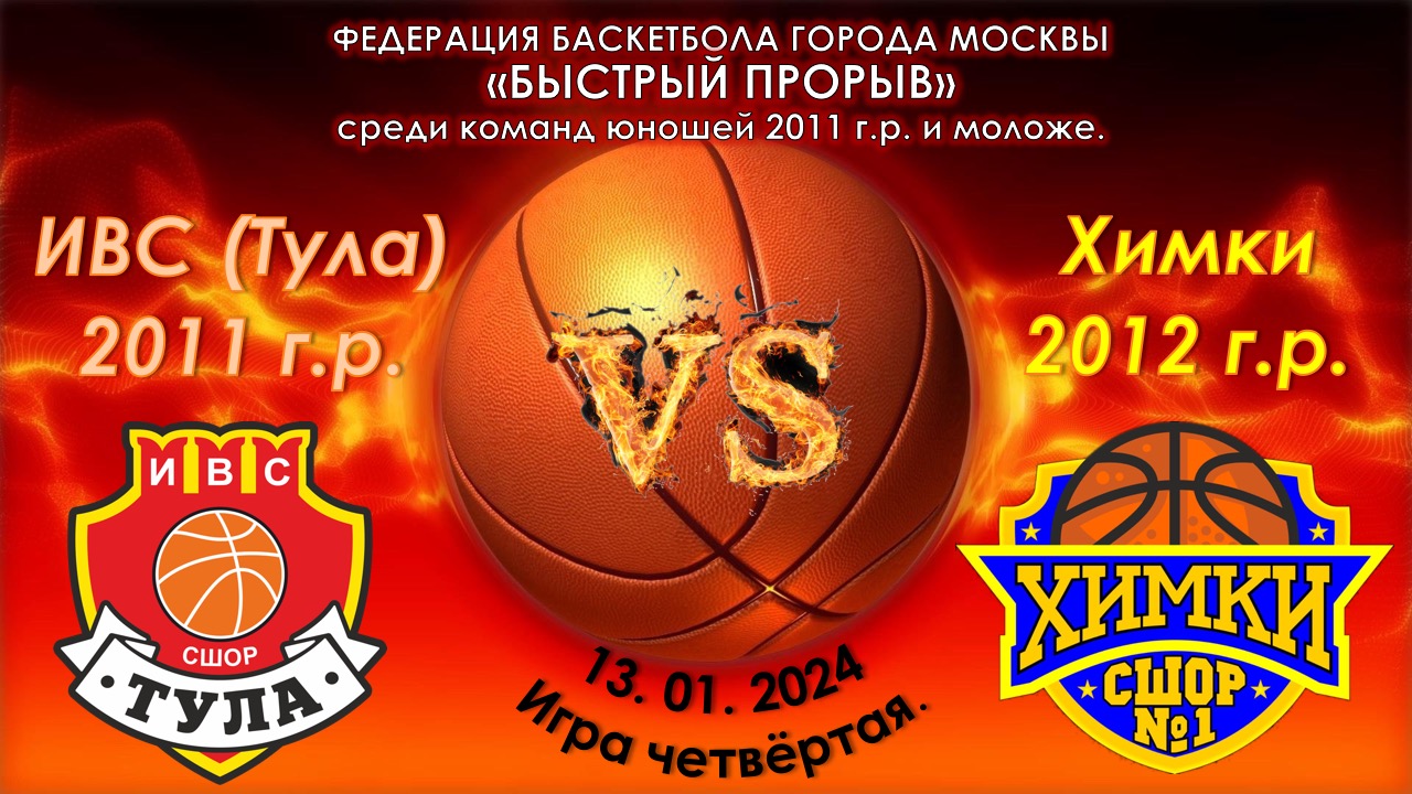 СШОР ИВС (Тула 2011 г.р.) - СШОР №1 (Химки 2012 г.р.)