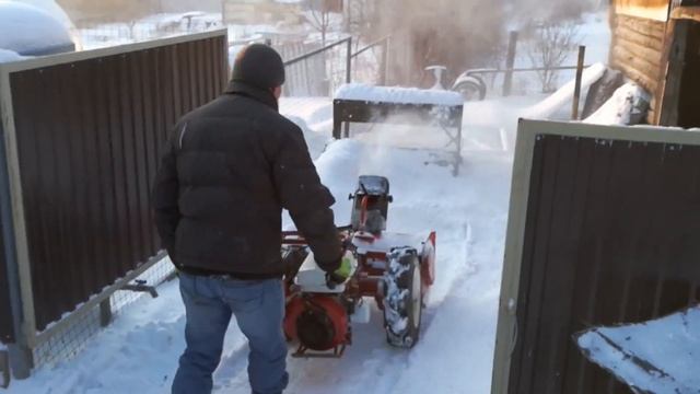 Мотоблок Агрос, Агро + снегоочиститель