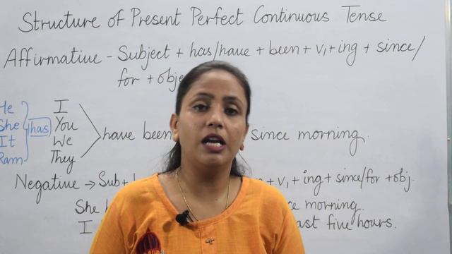 PRESENT PERFECT CONTINUOUS TENSE. अंग्रेजी सीखना हुआ आसान। смотреть онлайн