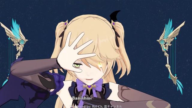 Fischl unleashing the Tyrant's Eye - Banishment this World | Genshin Impact Animation / MMD смотреть онлайн