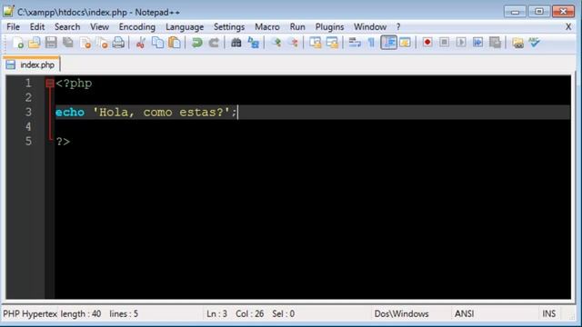 Tutorial PHP - 4 - Print смотреть онлайн