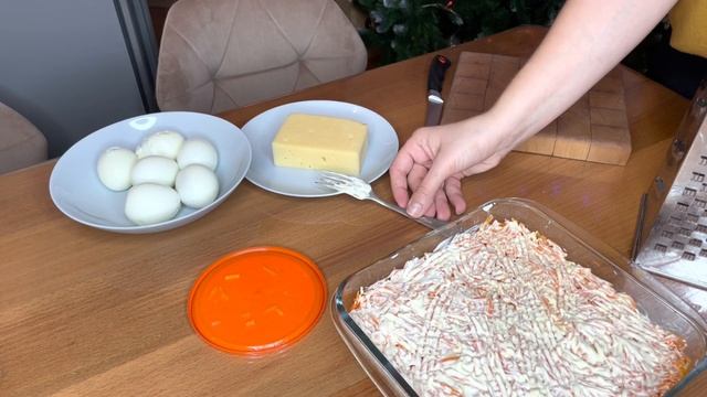 БУНИТО - самый известный салат с курицей и корейской морковкой! #бунито #салат #рецепт