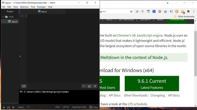 node js شرح تثبيت смотреть онлайн