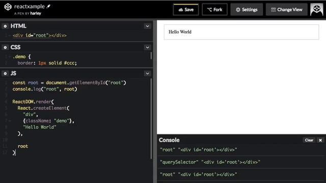 BR1 - Week8 Day3 Part1 - Super Basic React on Codepen смотреть онлайн