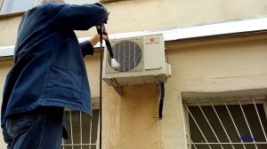 Чистка наружного блока кондиционера. Как промыть внешний блок.