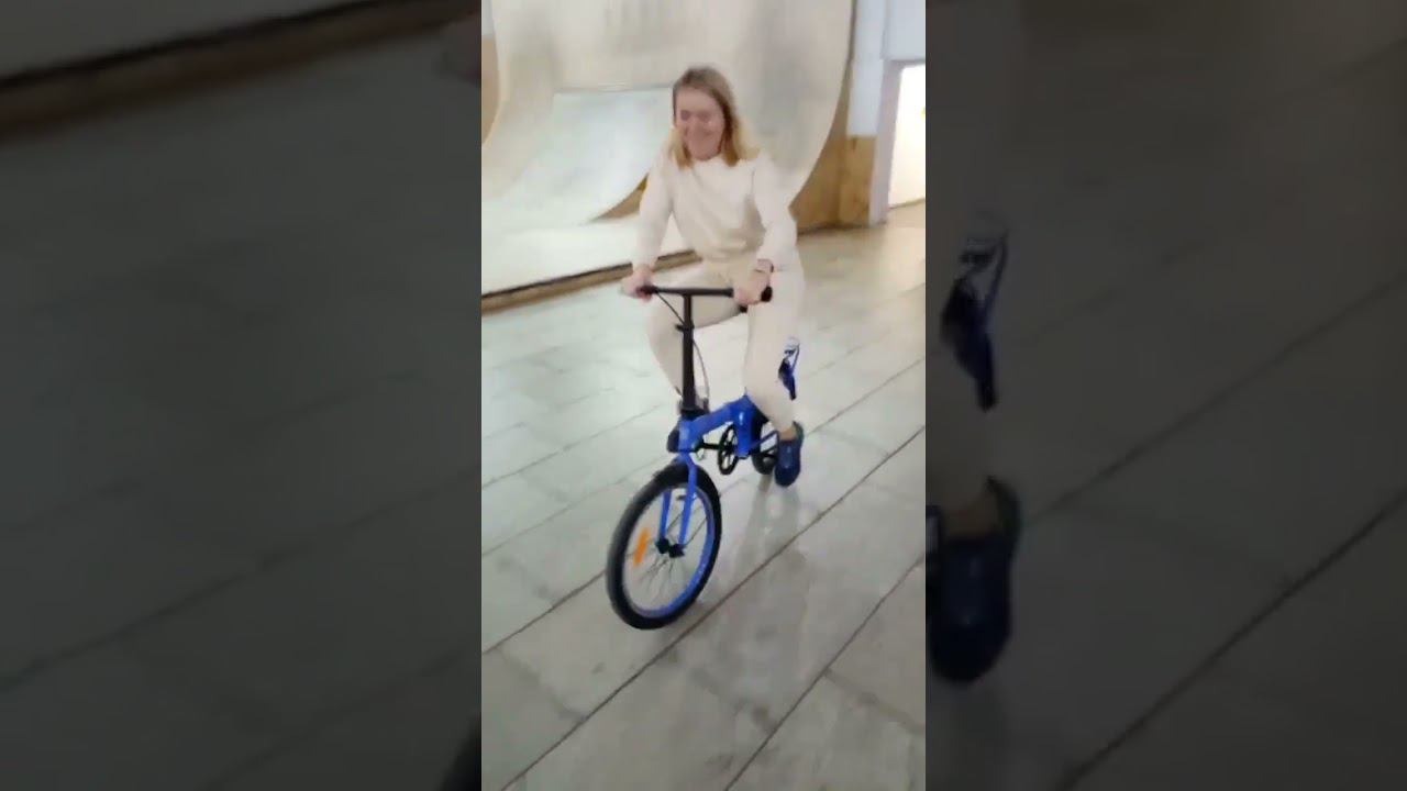 Учим кататься на велосипеде в Bunny Hop #велосипед смотреть онлайн