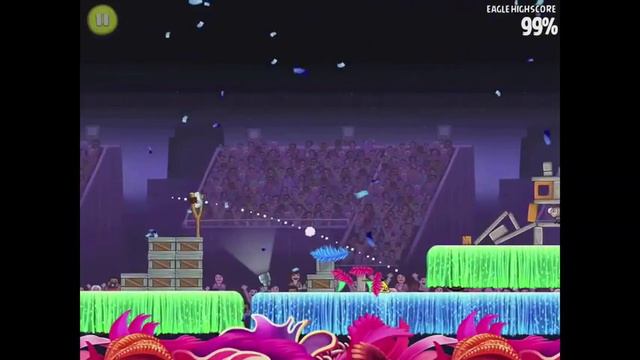 Angry Birds Rio Carnival Upheaval Level 1 (7-1) Mighty Eagle Walkthrough смотреть онлайн