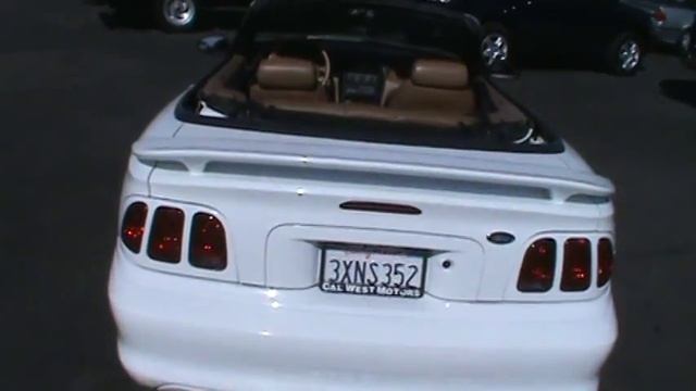 1998 Ford Mustang GT Convertible 2D 1Owner Exceptional Service смотреть онлайн