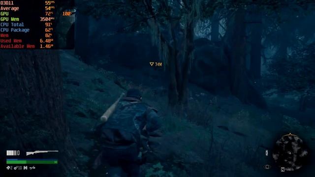 Days Gone on GTX 1050Ti core i3 6100 смотреть онлайн