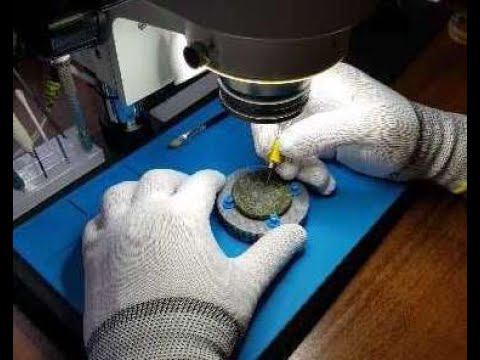 Механическая чистка монет с комментарием работ.