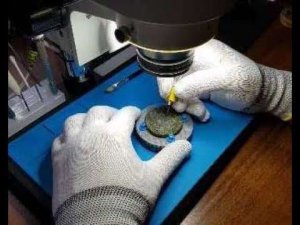 Механическая чистка монет с комментарием работ.