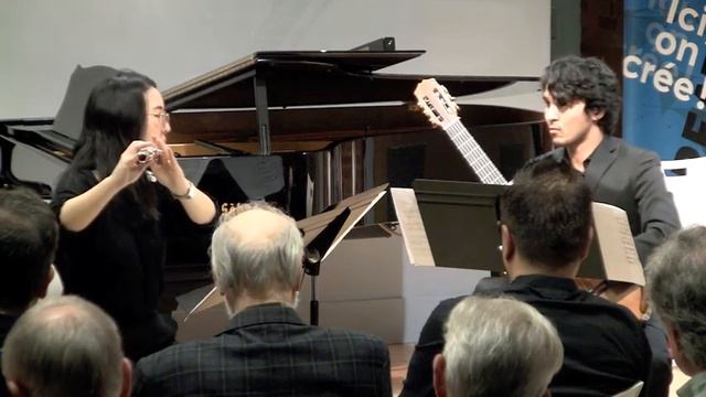 Gideon Gee-Bum Kim, Deux poèmes et épilogue for flute and guitar смотреть онлайн