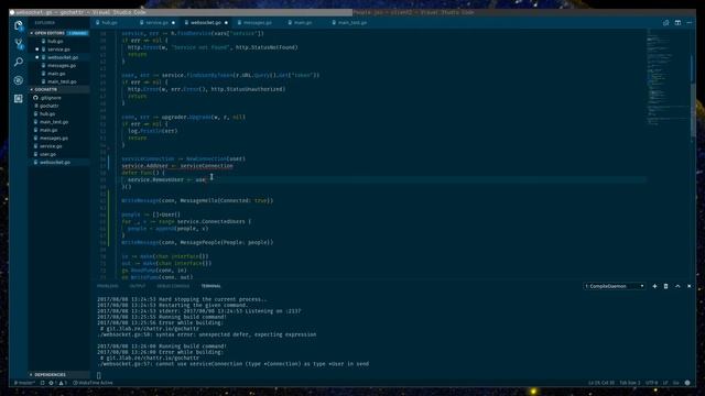 [Livestream #3] Chat app: Keeping track of connected users, part 2. | React, Redux, Golang смотреть онлайн