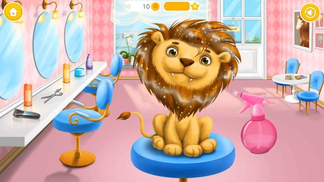 Animal Hair Salon: Hairstyle, Makeup, Dress Up Android Game For Kids By Tutotoons