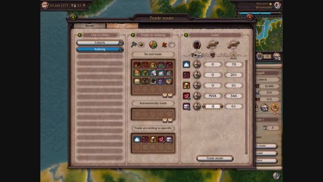 Patrician IV - How To Create A Trade Route