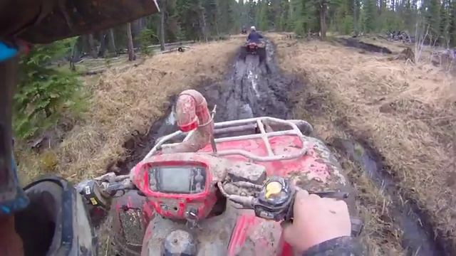 honda rincon 680 shredding the skeg!!! WFO смотреть онлайн