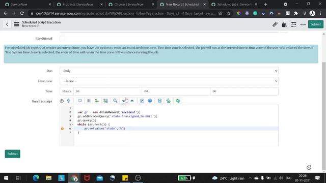 ServiceNow Scheduled Job | What is ServiceNow Scheduled Job | ServiceNow Scheduled Job with Example смотреть онлайн