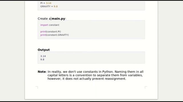 Python tutorials for begineers - 07 Constant in python | Coding Nights смотреть онлайн