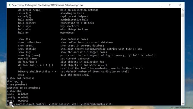 Como crear bases de datos en MongoDB ? Creación de BD, colecciones y documentos (Tutorial 2023) смотреть онлайн