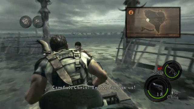Let's Play Resident Evil 5 (Blind) - Part 14 - On a Boat! смотреть онлайн