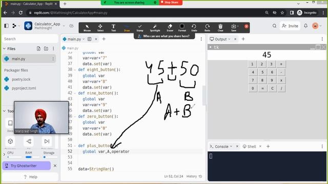 Python Project-09 | Calculator GUI App | Tutorial in Hindi | Easy to Understand( 2023 ) смотреть онлайн