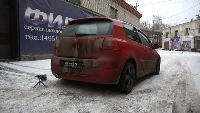Тюнинг выхлопной системы Golf GTi 2 литра смотреть онлайн