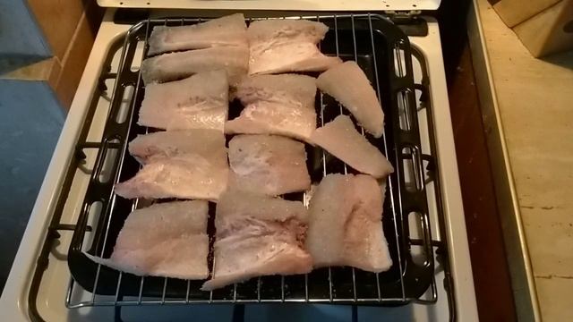 Разделанный кусковой судак сухого посола смотреть онлайн