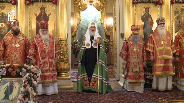 Святейший Патриарх Кирилл. Проповедь. День памяти блаженной Матроны Московской. смотреть онлайн